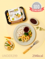[100원딜] UNDER299 도시락-퀴노아영양밥&치킨채소롤