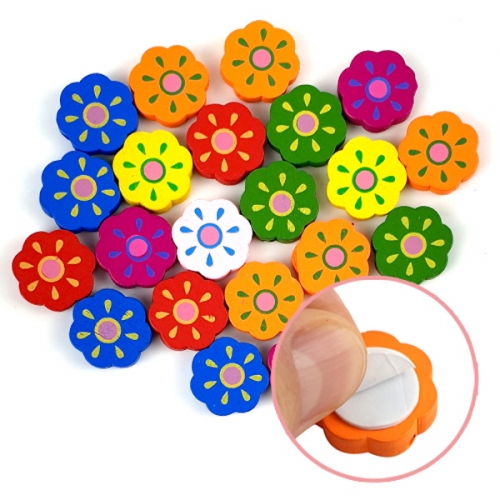 [만들기대장]접착꽃나무구슬-10개-색상혼합